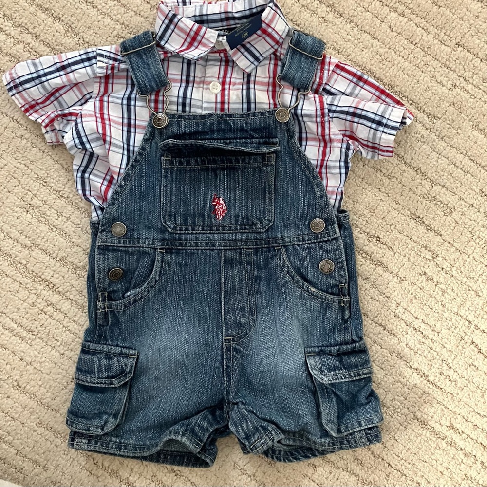 Denim overalls